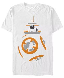 Футболка с коротким рукавом для мужского костюма Bb8 Big Face Star Wars Fifth Sun, белый