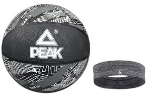 PEAK Резиновый баскетбольный мяч blue gray размер 7 тренировочный unisex