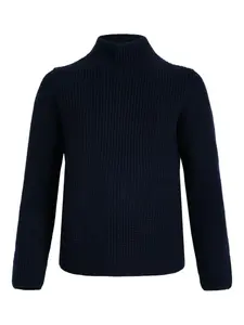 Ребристый свитер с высоким воротом Gran Sasso, синий