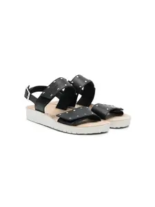 Сандалии Costarei Rockstud Geox Kids, черный