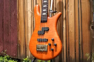 Электрический бас-гитар Spector Euro4DWAMREL Doug Wimbish Amber Aged Finish 4-струнный с чехлом (2025)