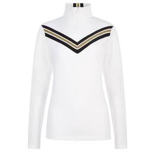 Куртка-полупильник Fera Luxe с молнией до середины груди (женская), White