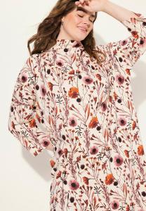 Туника ASYMMETRIC FLORAL  Ulla Popken, белый