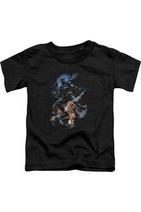 Футболка с коротким рукавом Batman Gotham Knight для малышей Gildan, черный