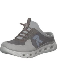 Мюли rieker, цвет hellgrau/grey/steel/perlcloud