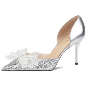 Тонкие каблуки на шпильке Zubumei, светло-золотистые