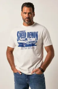 Футболка с коротким рукавом и принтом Jp1880, Mottled Natural