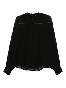 Блузка с длинными рукавами Ermanno Firenze, черный