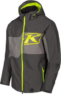 Мужская куртка для снегохода KLIM Powerxross Mountain Snowmobile Jacket Gore-Tex без утеплителя., Asphalt - Hi-vis