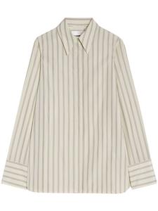 Jil Sander рубашка в полоску, нейтральный