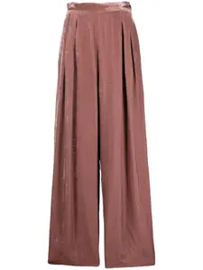 Широкие брюки со складками Fabiana Filippi, розовый