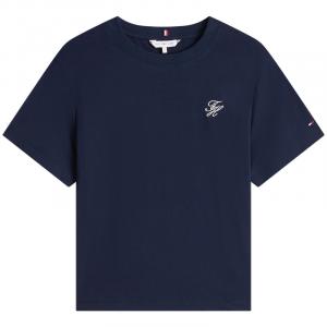 Футболка Women's Crew Neck Moderate Others Tommy Hilfiger, темно-синий c1g