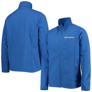 Мужская куртка Dunbrooke Royal Los Angeles Rams Big & Tall Sonoma Softshell с молнией во всю длину