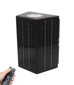 Солнечный настенный светильник Iplux Up Down Milano, черный