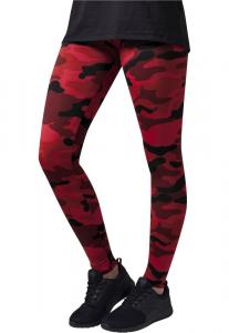 Леггинсы LADIES CAMO LEGGINGS Urban Classics, цвет red camo