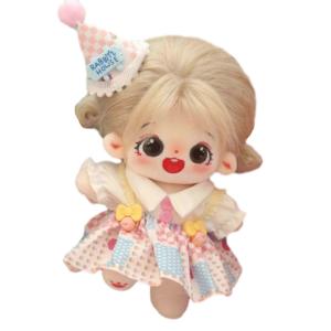 Очаровательная премиальная двусторонняя хлопковая кукла плюшевая кукла высотой 20см Dolls and bears dance