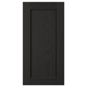 Дверь, тонированная в черный цвет, 30х60 см. IKEA Lerhyttan