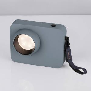 Настольная лампа Nova Luce Kedros Typ B, алюминий - серый голубь