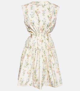 Мини-платье Sucré Pradera из хлопкового поплина Agua by Agua Bendita, Pradera