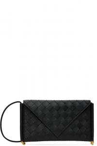 Черная сумка для телефона Solstice Bottega Veneta