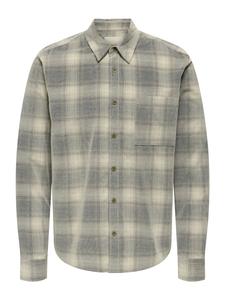 Рубашка на пуговицах классического кроя Only & Sons ONSWilliam, Night Blue