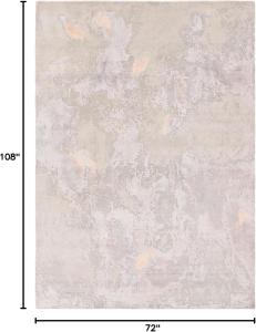 Ковер SAFAVIEH, 183 x 275 см, коллекции Tribeca - Grey, переходный дизайн, идеален для помещений с высокой проходимостью в гостиной, спальне и столовой (TRI205F-6)