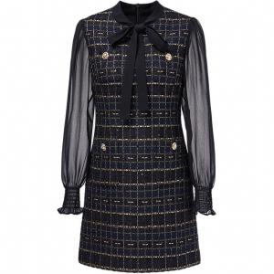 Karl Lagerfeld FW25 платье с длинными рукавами женское KARL LAGERFELD / Karl Lagerfeld Jeans, синий