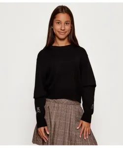 Свитер Regular fit Patrizia Pepe, черный