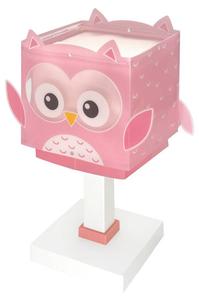 Детская настольная лампа Dalber Kleine Eule, розовый
