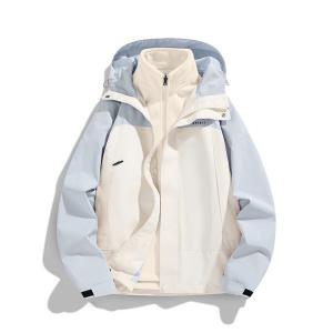 Ветровка Куртка Унисекс Jeep Spirit, цвет Black-Lotus Mist Pink (3-In-1)