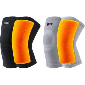 Наколенники унисекс для бега, баскетбола и настольного тенниса из нейлона и эластана 361°, черный+серый