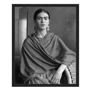 Картина Any Image Frida Kahlo II, 43x53x2,5 см, черный