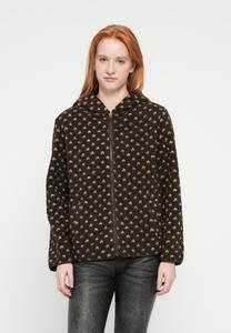 Флисовая куртка JJXX JXVERA TEDDY HOOD JACKET, Bracken/Off_White/Brown