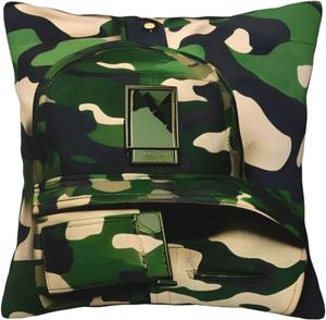 CarXs Подушка зеленая армейская цифровая камуфляжная двусторонняя Green Army Digital Camouflage