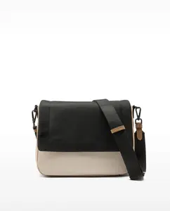 Женская сумка-бандо с клапаном и магнитной застежкой, гладкая Parfois, черный