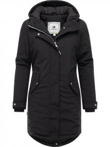 Пальто Itiga softshell черного цвета ragwear