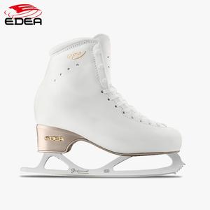 EDEA Коньки для фигурного катания Official Chorus Four-Star, белые, версия D Wide, лезвия MK Pro Lite Intermediate Lightweight, размер 32
