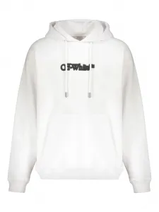 Худи с логотипом Off-White, белый