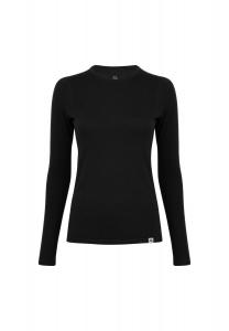 Лонгслив DANISH ENDURANCE Damen Merino, черный