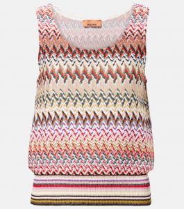 Топ с зигзагообразным ламе Missoni, SM9QR