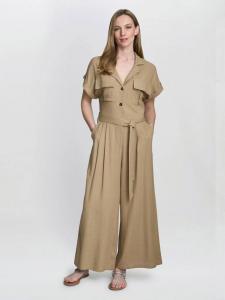 Кармела комбинезон утилити с широкими штанинами Gina Bacconi, Tan