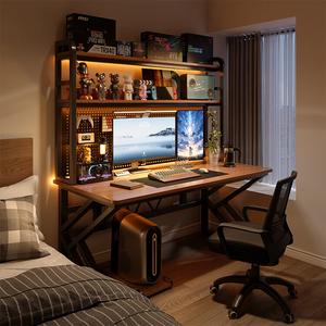 Компьютерный стол Naijia 80 см с перфорированной панелью и полкой, 4 крючка, 3 магнитных крючка