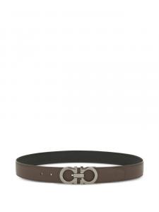 Ferragamo двусторонний ремень, коричневый