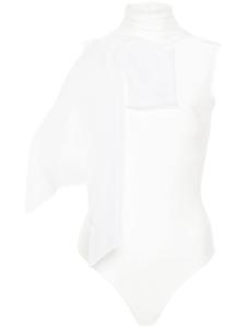 Atu Body Couture боди с драпировкой, белый