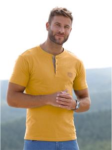 Рубашка с короткими рукавами цвета охры WITT WEIDEN