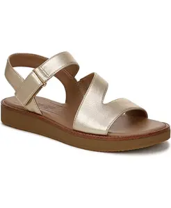 Женские сандалии Waverly на платформе с круглым открытым носком и ремешками LifeStride, золотой