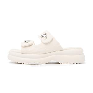 CAMEIDO Тапочки-слайды женские бежевые с противоскользящим покрытием