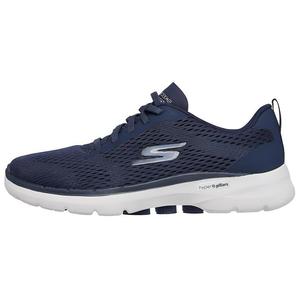 Кроссовки Go Walk 6 Lifestyle женские с низким верхом синего цвета Skechers