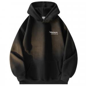 Толстовка Unisex Hooded Thickened Heavyweight Mackyo, черный (309-1-2510)
