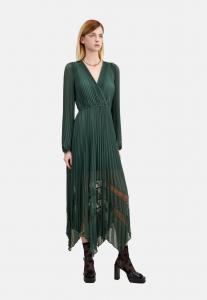 Платье макси The Kooples, темно-зеленый